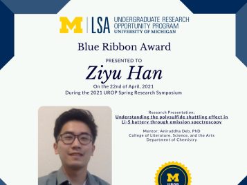 2021 UROP Spring Symposium Blue Ribbon IG 2 